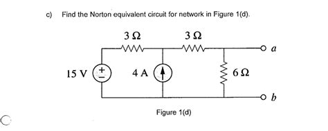 C Find The Norton Equivalent Circuit For Network In Chegg