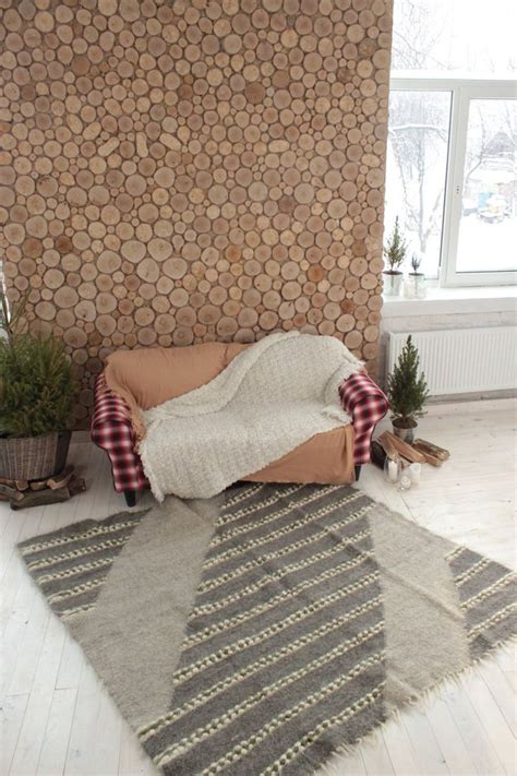 Handwoven Pure Wool Rugs Swedish Gray Wool Living Room Modern - Etsy | Floor rugs bedroom, Pure ...