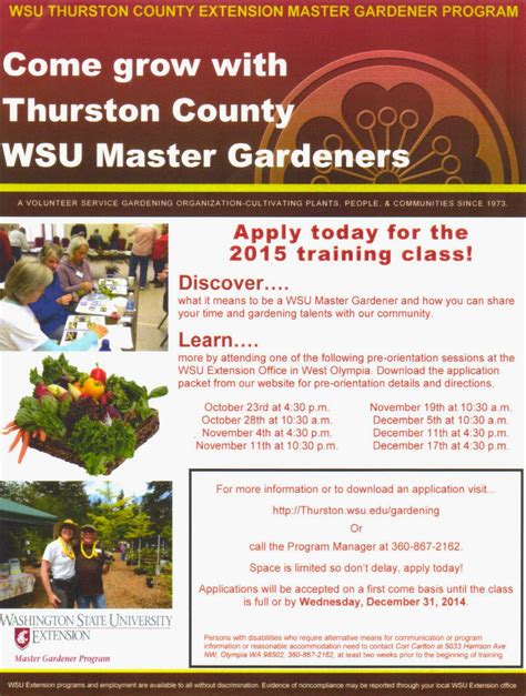 Wsu Master Gardener Manual