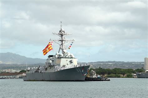 USS Preble Returns After Successful Counter-Narcotics Deployment ...