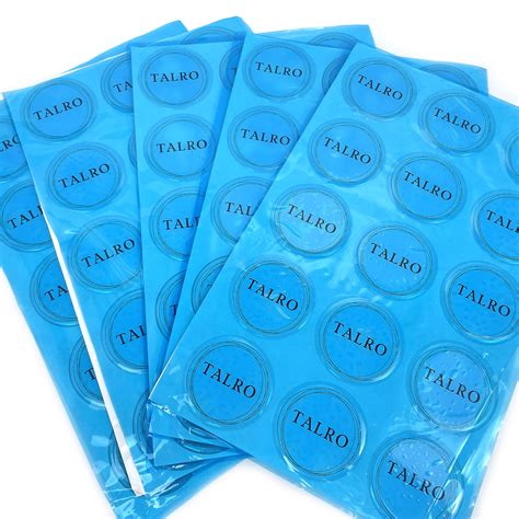 High Quality Custom Labels Printing Customized Clear Gel Logo Sticker