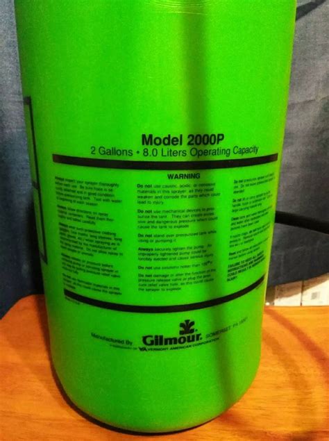 Sprayer 2 Gal Spray Doc Tank Item 657308 Mfg 2000p And Gilmour Spray Doc Sprayer Replacement