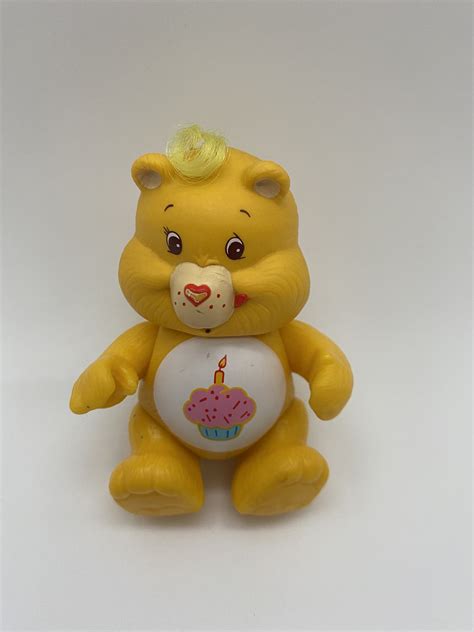 Care Bears Posable Figurines Vintage 1980s Birthday Bear Etsy