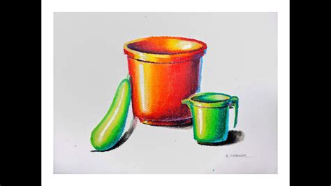 How To Draw A Still Life With Oil Pastels Drawing Video Elementary