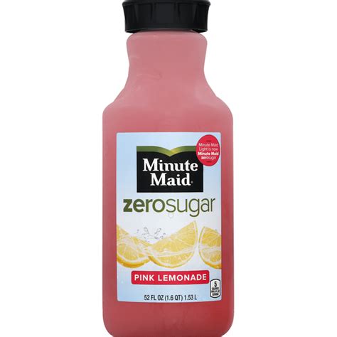 Minute Maid Pink Lemonade Zero Sugar Oz Instacart