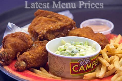 Pollo Campero Menu Prices And Calories Fresh Menu Prices