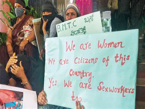 Sex Workers Protest Against Atrocities By Bengaluru Police