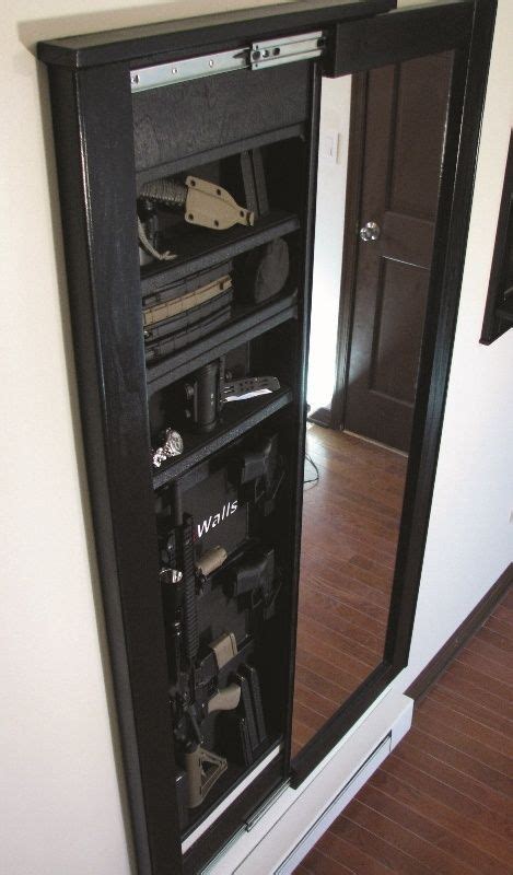 Hidden gun safes