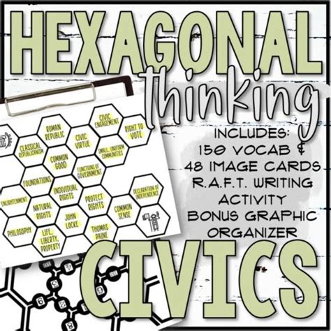 Intro To Civics Hexagonal Thinking Activity Paper Made By Teachers