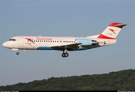 Oe Lfj Austrian Airlines Fokker F Mark Photo By Philip