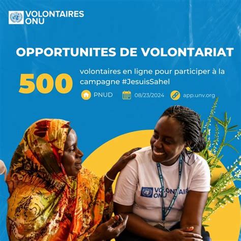 Le PNUD Pour L Afrique De L Ouest Et Du Centre Recrute 500 Volontaires