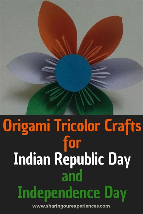 Tricolor Kusudama Flower Great Craft For Indian Independence Day