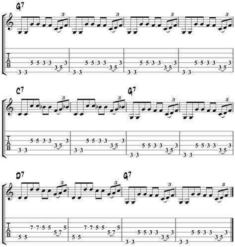 Traditional Blues Rhythm Guitar - Chords And Riffs (Tabs + Audio) in ...