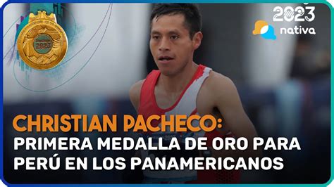 Christian Pacheco Gan La Marat N Primera Medalla De Oro Para