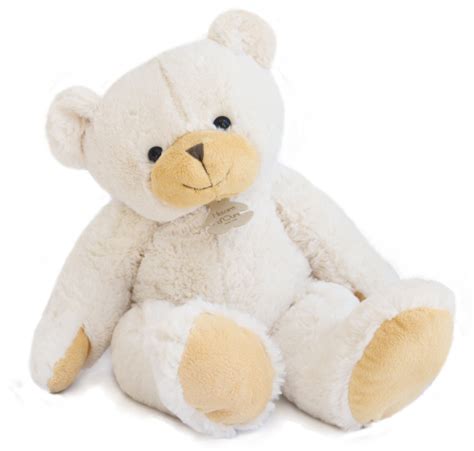 Histoire D Ours Peluche Calin Ours Ivoire 80 Cm Livraison Gratuite