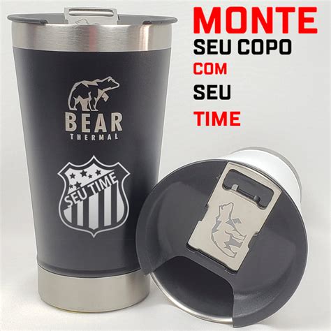 Copo T Rmico Stanley Personalizado Time Ml Tampa E Abridor