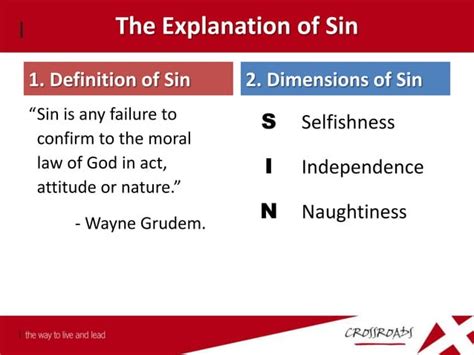 The Doctrine of Sin