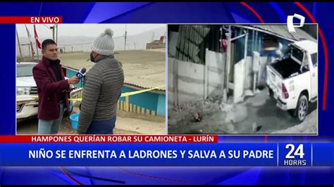 Niño se enfrenta a ladrones para evitar que le roben la camioneta a su