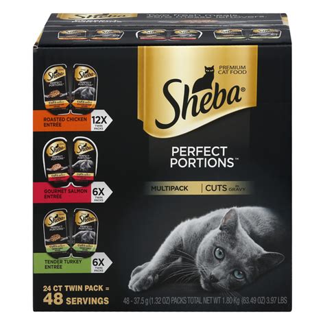 Sheba Perfect Portions Poultry Variety Pack Wet Cat Food Off