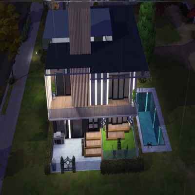 Intimate Modern House The Sims Rooms Lots Curseforge