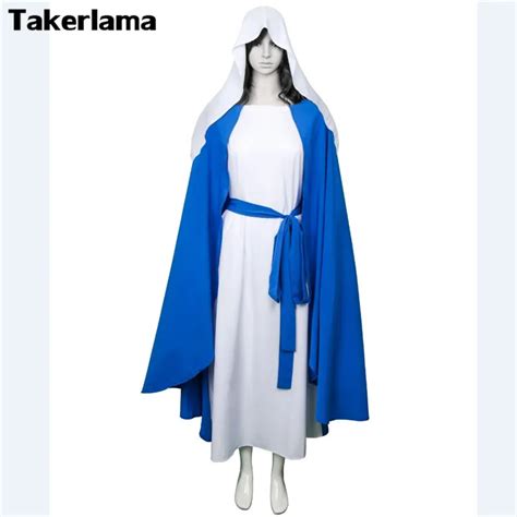 Takerlama Virgin Mary Costumes Mother Of God Clergyman Jesus Clothing Cosplay Halloween Costumes