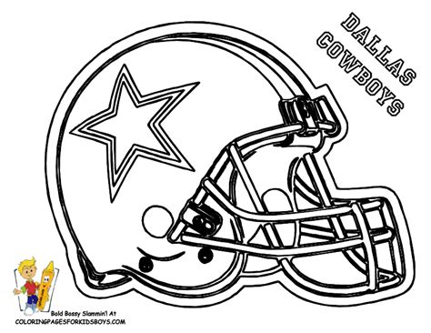 Dallas Cowboys Coloring Pages For Kids - Coloring Home