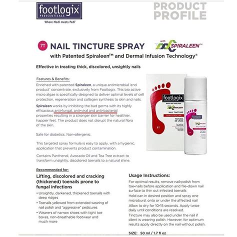 Footlogix Nail Tincture Spray Beauty And Personal Care Foot Care On