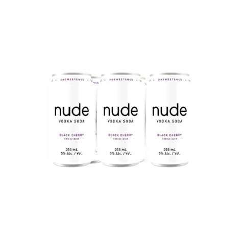 NUDE VODKA SODA BLAC 6PC Https Liquorhouseregina Ca