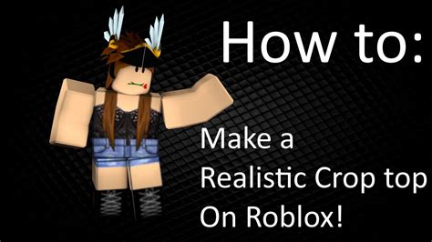 Black Crop Top Roblox