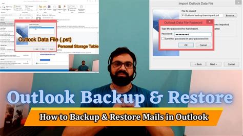 Ep Backup And Restore Mails In Outlook Import And Export Pst File