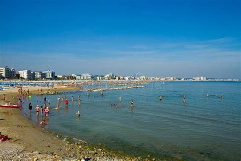 Coast and Beach of Cattolica on Riviera Romagnola, Italy Editorial ...