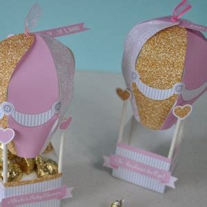 Hot Air Balloon Centerpiece Decorations Up Up And Away Baby Shower Favors First Birthday