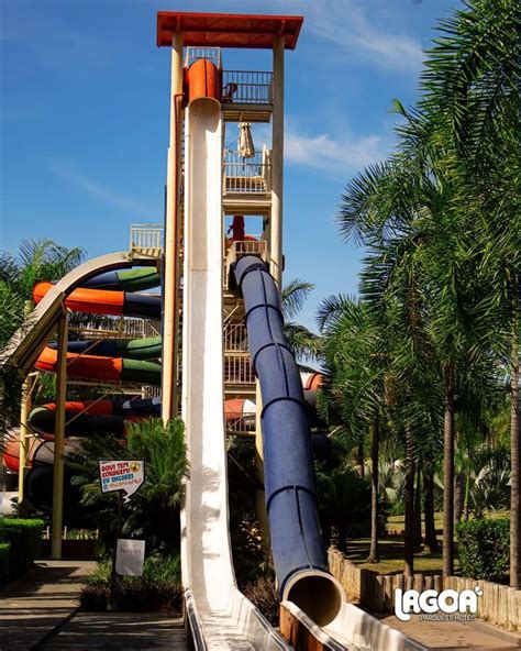 A Water Slide In The Middle Of A Park