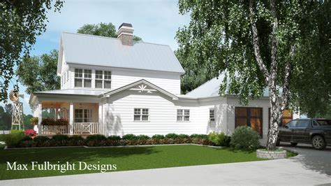 2 Story House Plan with Covered Front Porch