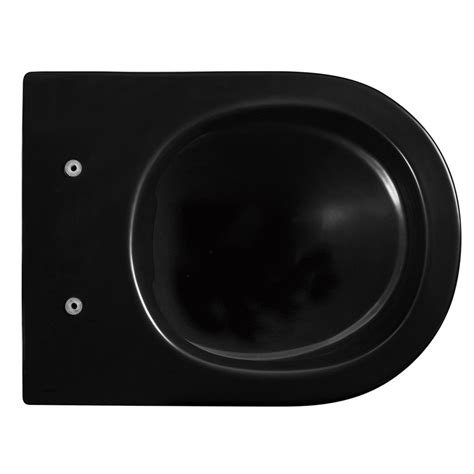Комплект подвесной унитаз ABBER Bequem AC1100MB черный матовый с ...