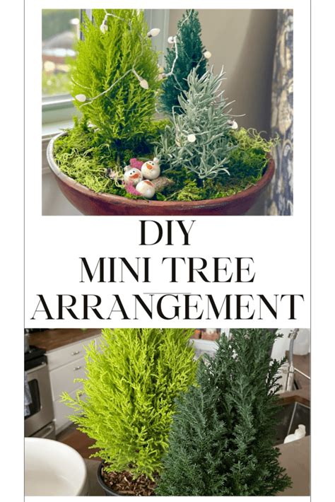 DIY Mini Christmas Tree Home Decor Idea - Ideas for the Home