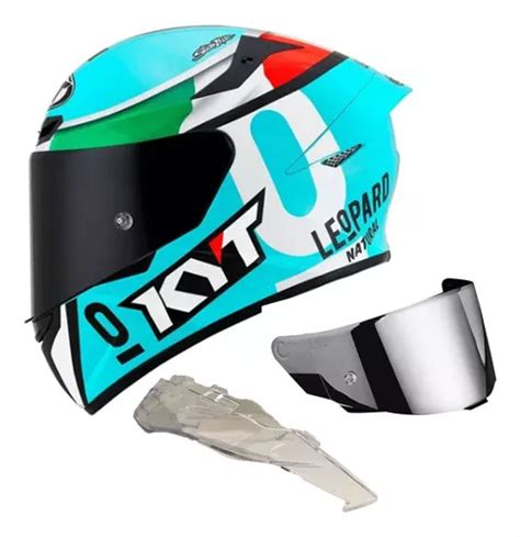 Aerof Lio Viseira Capacete Kyt Tt Course V Rias Cores