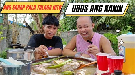 ANG SARAP PALA NG GANTONG LUTO SA MANOK TAPOS KAKAIN SA LABAS YouTube