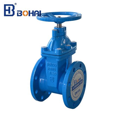 Din Pn16 Industrial Ductile Iron Flanged Gate Valve For Drinking Water Gate Valve And Valve