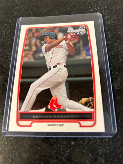 Bowman St Xander Bogaerts Bp Rookie Card Red Sox Padres Ebay