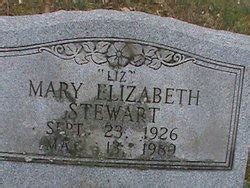 Mary Elizabeth Liz Stewart M Morial Find A Grave