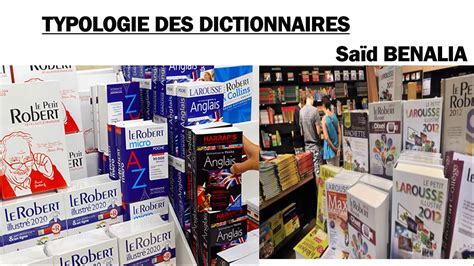 Typologie des dictionnaires Étude comparative de différents types de