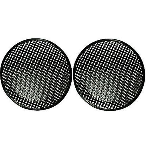 8 Inch Subwoofer Speaker Covers Waffle Mesh Grill Grille Protect Guard 2 Pair