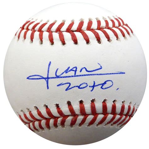 Juan Soto Autographed Signed Official Mlb Baseball Washington Nationals