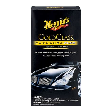 Meguiars Gold Class Carnauba Plus Premium Liquid Wax 160 Fl Oz