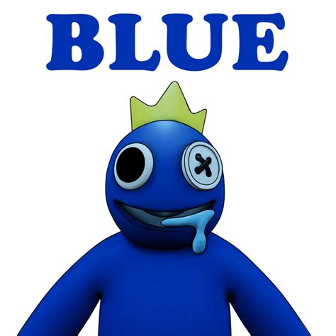 Archivo Stl Blue Rainbow Friends Dise O Imprimible En D Para