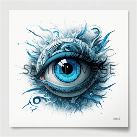 Evil Eye Wall Art Design, Evil Eye Design, Mystic Designs, Printable ...