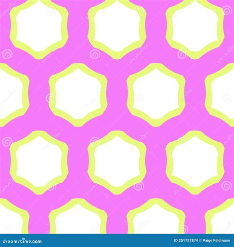 Pink And Lime Green Seamless Pattern Stock Illustration Illustration