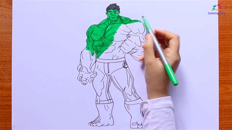 Como Desenhar O Hulk Fofinho - 10