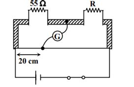 Shown In The Figure Below Is A Meter Bridge Set Up With A Null